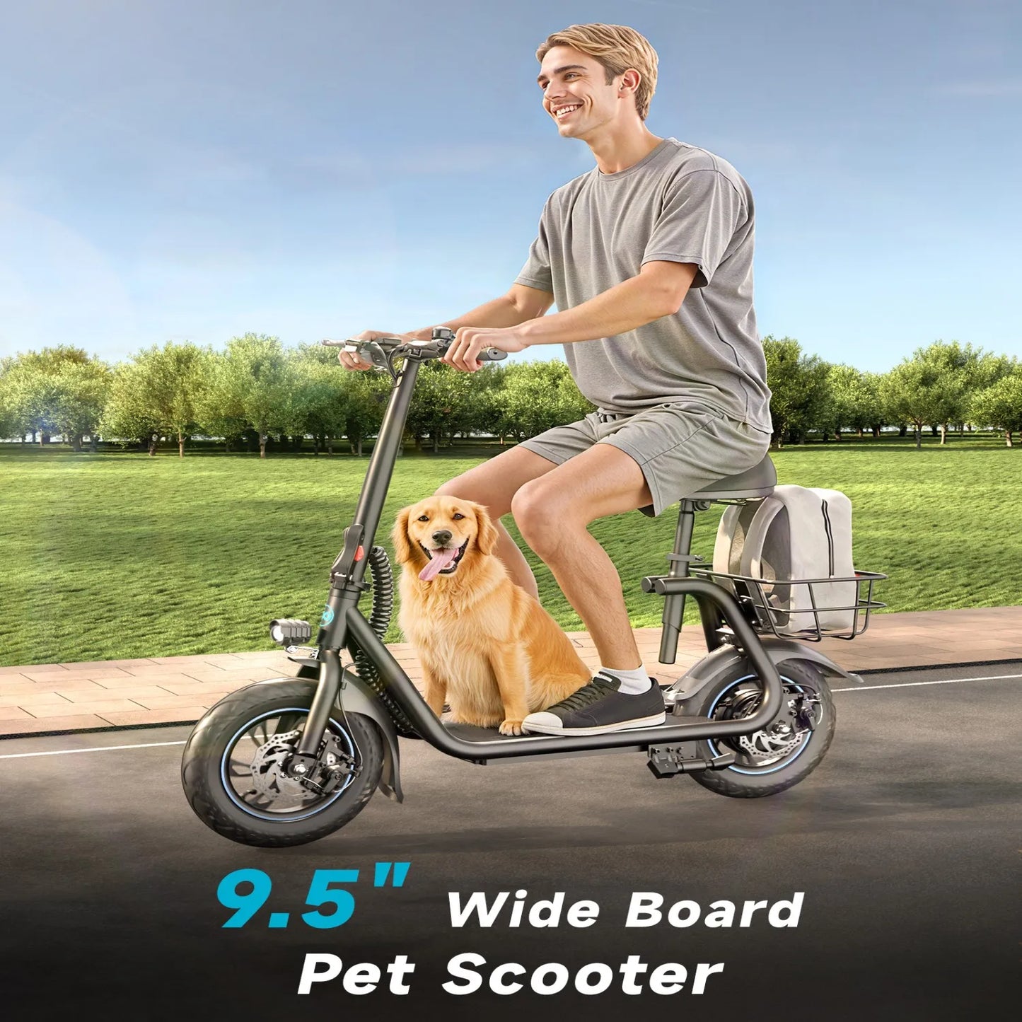 450W Electric Scooter 265 Lbs Max Load 22 Mile Range