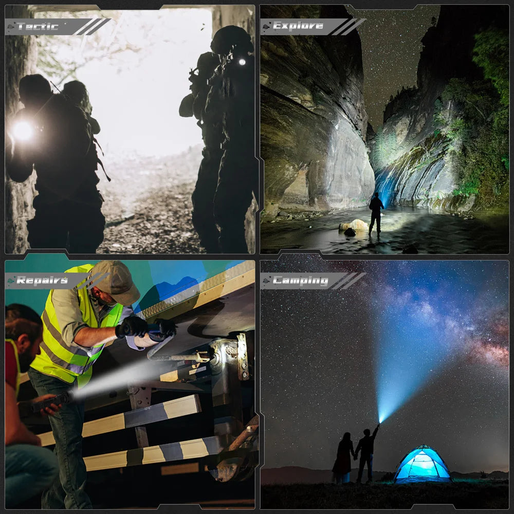 Wurkkos TD01C 21700 Rechargeable Tactical Flashlight LED USB C 1800 Lm IPX8