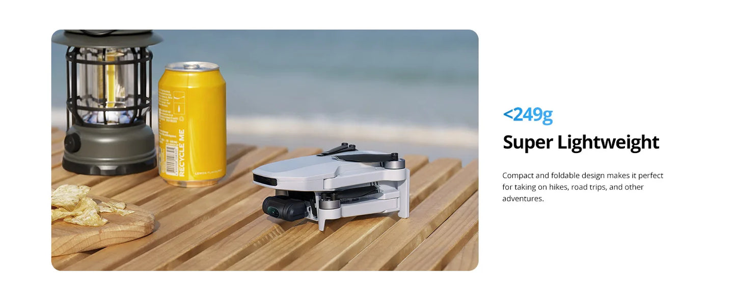 Potensic C0 Mini Drone 3 Axis Gimbal 6KM GPS 4K Quadcopter