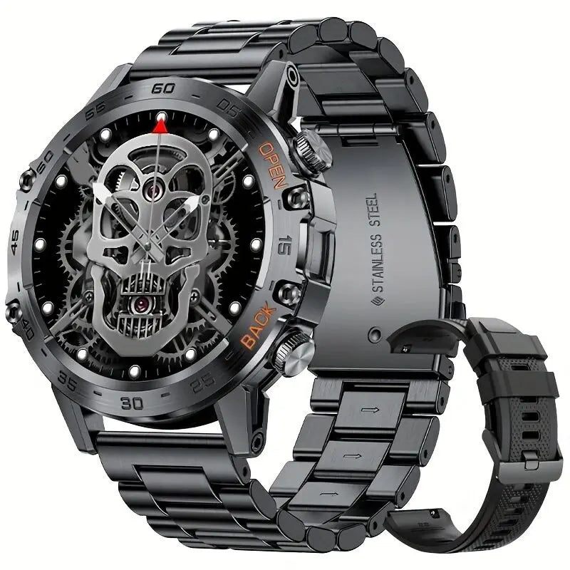 LIGE Smart Watch 1.39 Inch Bluetooth Call Men Outdoor Fitness Heart Rate Health Monitoring Smartwatch Android iOS