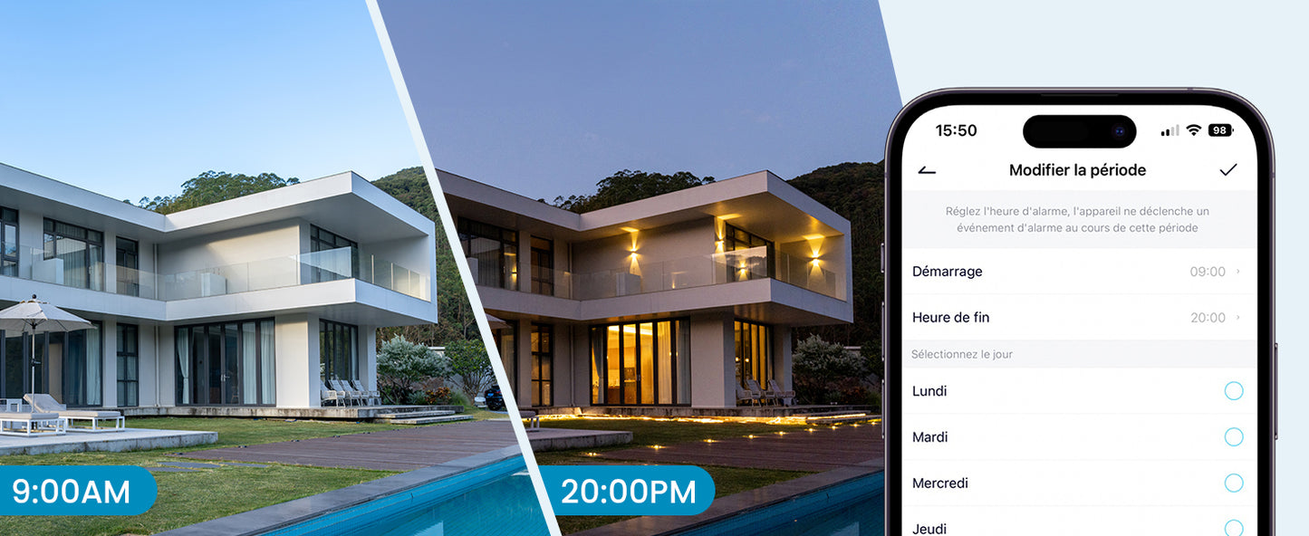 IeGeek 2K 3MP 360 PTZ Outdoor Solar Surveillance Camera