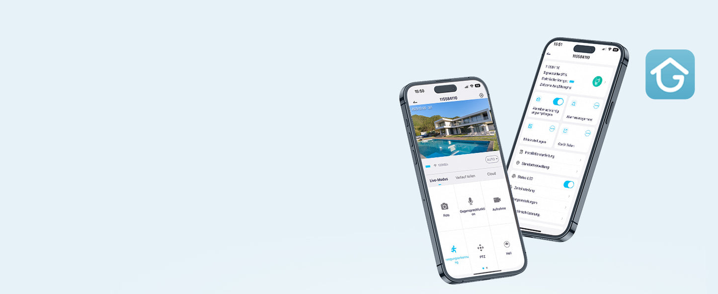 IeGeek 2K 3MP 360 PTZ Outdoor Solar Surveillance Camera