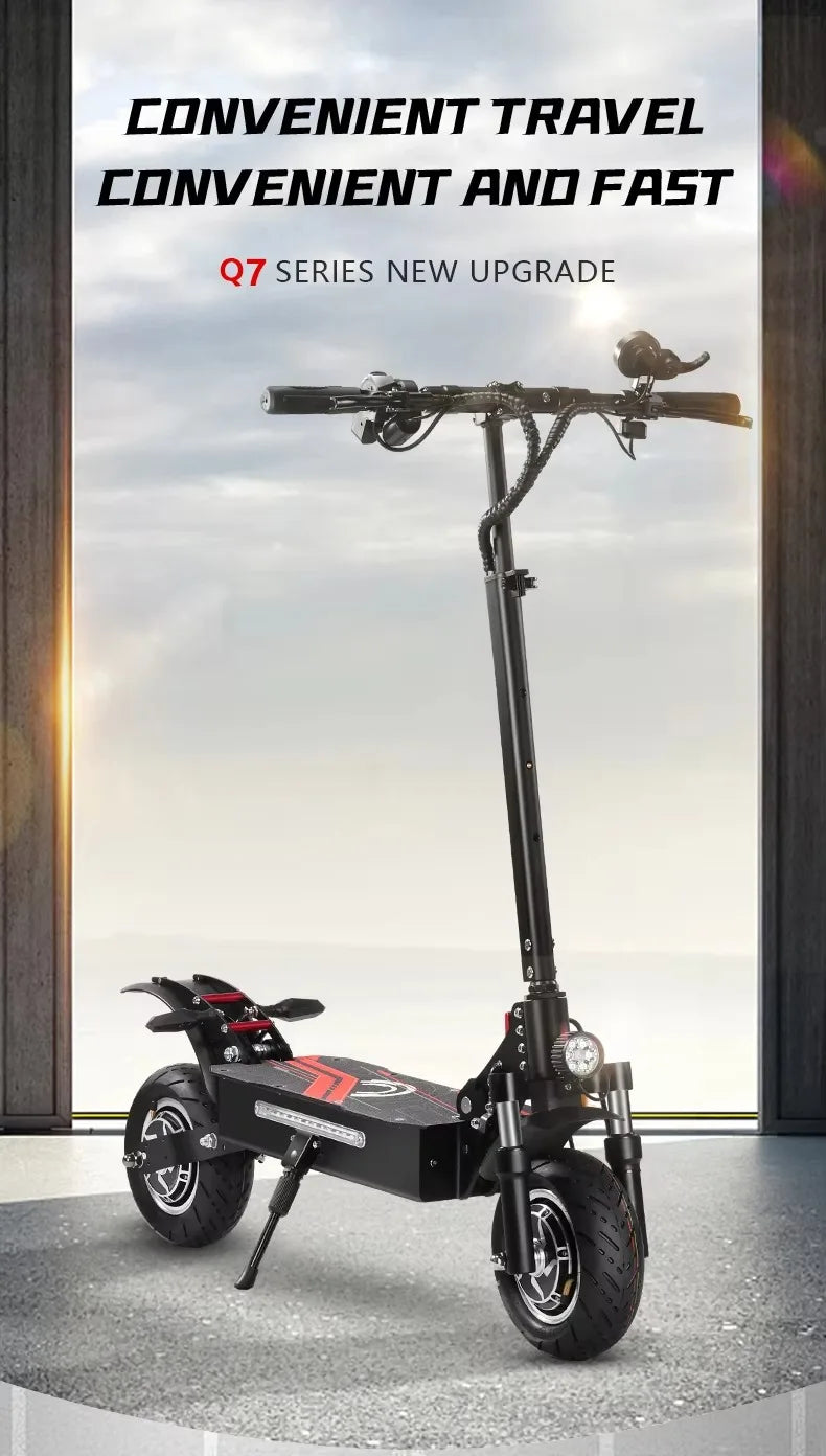 Boyueda Q7Pro 3200W Dual Motor 52V 19Ah Electric Scooter