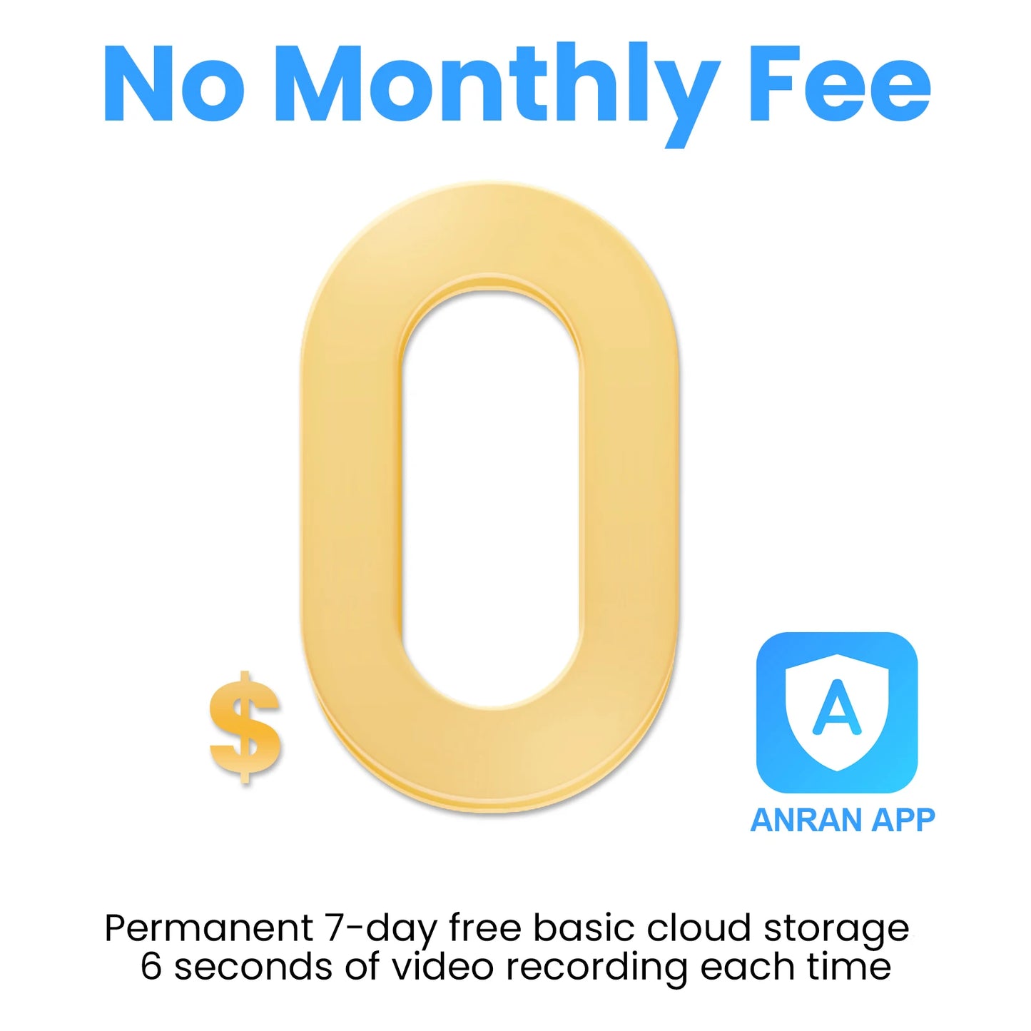 ANRAN 2K Solar Camera 4 Pack Home Security System Set