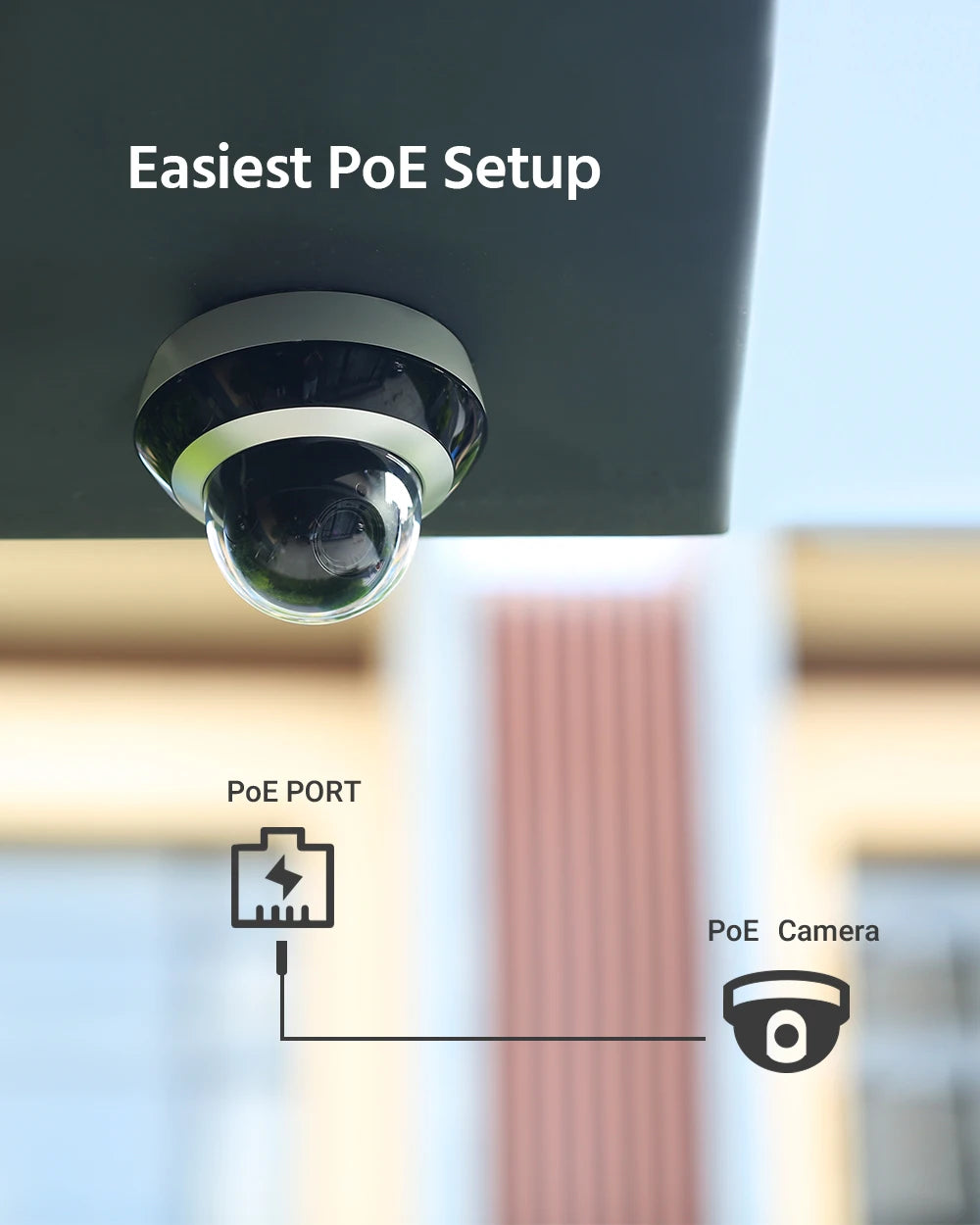 ANNKE 4MP H265 PoE PTZ IP Camera 2.8 12mm Motorized Zoom