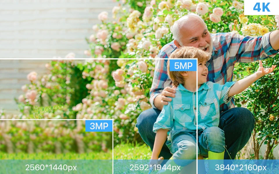 ZOSI 8CH POE Video Surveillance Kit 4K IP Cameras Outdoor