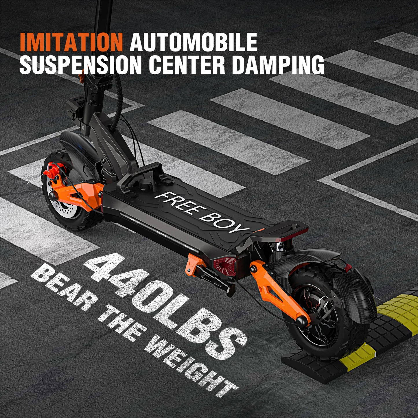 6000W Dual Motor Electric Scooter 50mph Folding Off Road