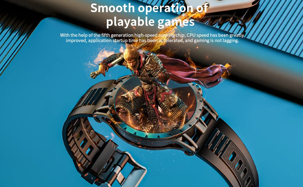 LOKMAT APPLLP 4 Android Smartwatch 4G Phone AMOLED Screen