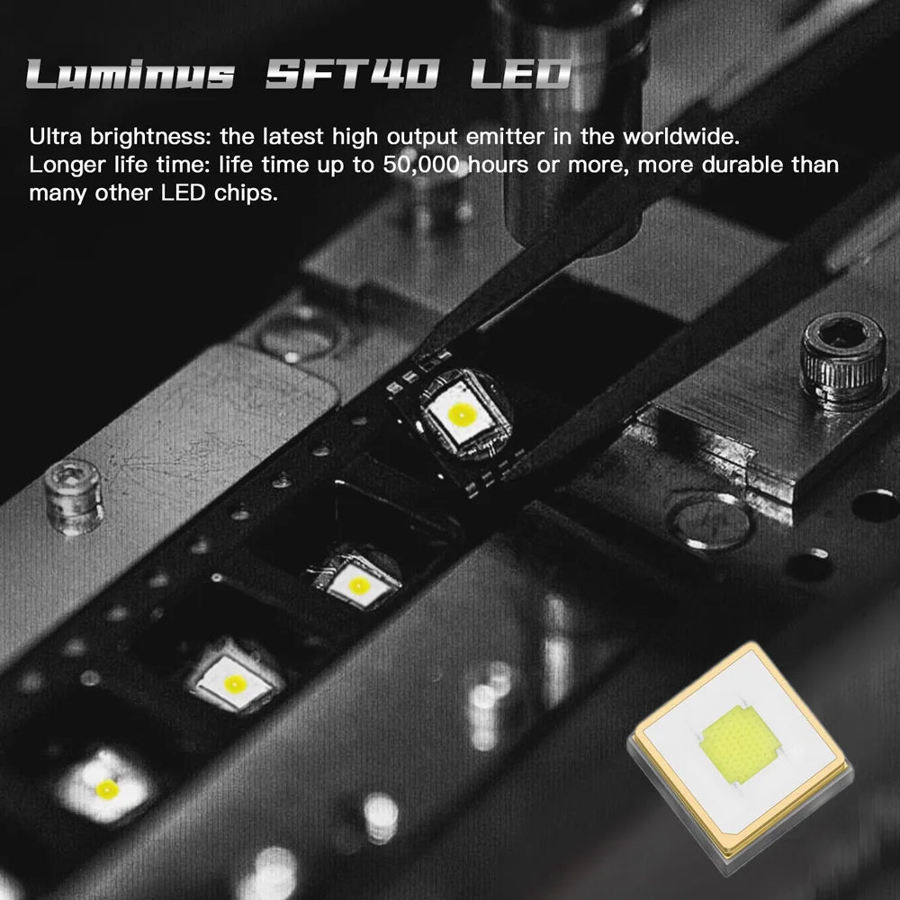 Wurkkos TD01C 21700 Rechargeable Tactical Flashlight LED USB C 1800 Lm IPX8