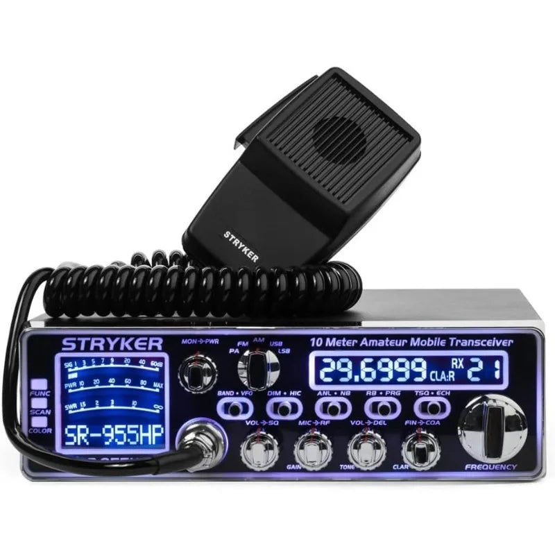 Stryker SR 955HP 10 Meter SSB Radio LED Lighting Audio