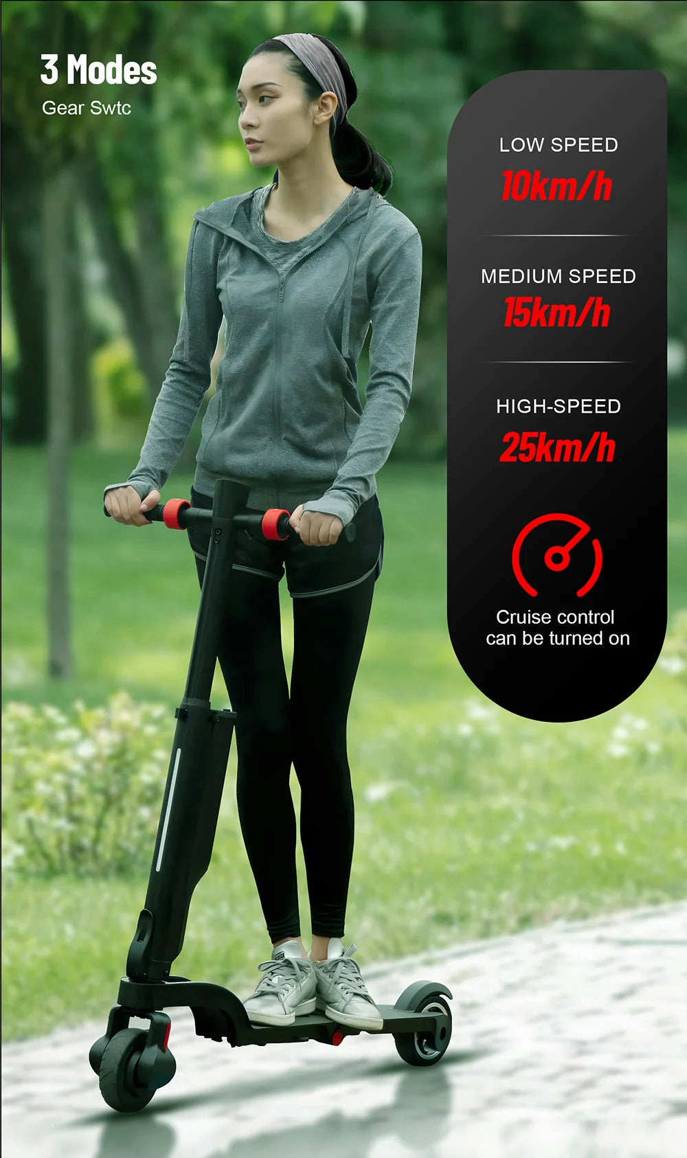 Huancic HX X6 Electric Scooter 350W Foldable 25kmh Model