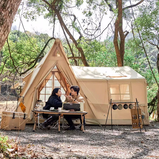 Inflatable Tent 8-10 Person 135 Sqft Instant Setup Camping