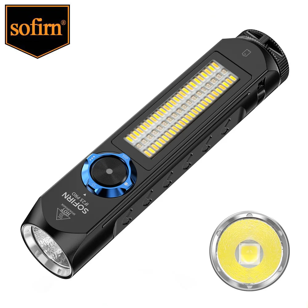 Sofirn IF23 Pro RGB LED Flashlight 5000lm 21700 USB C Rechargeable Magnetic