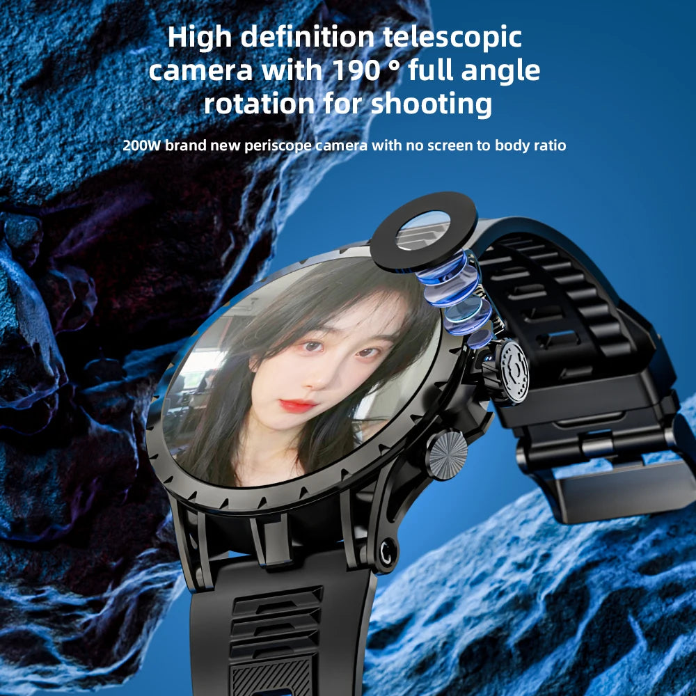 LOKMAT APPLLP 4 Android Smartwatch 4G Phone AMOLED Screen