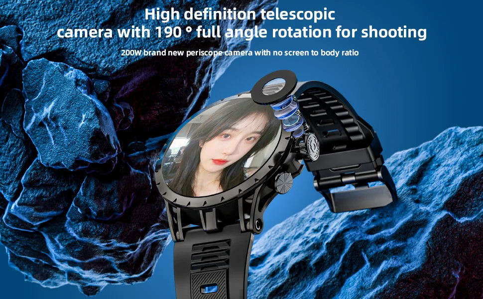 LOKMAT APPLLP 4 Android Smartwatch 4G Phone AMOLED Screen