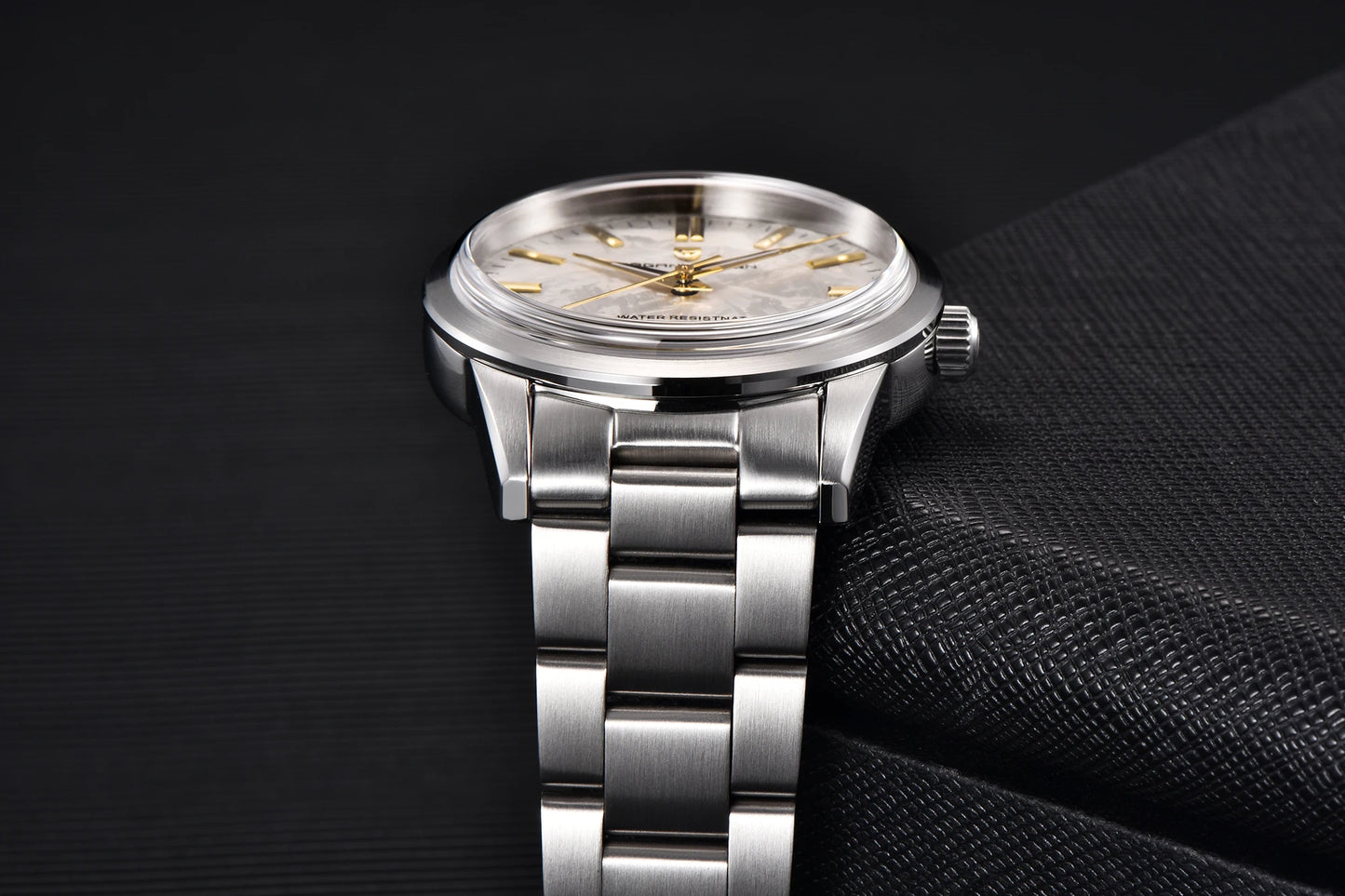 PAGANI DESIGN 40mm Ultra Thin Mens Quartz Wristwatch With Sapphire Crystal