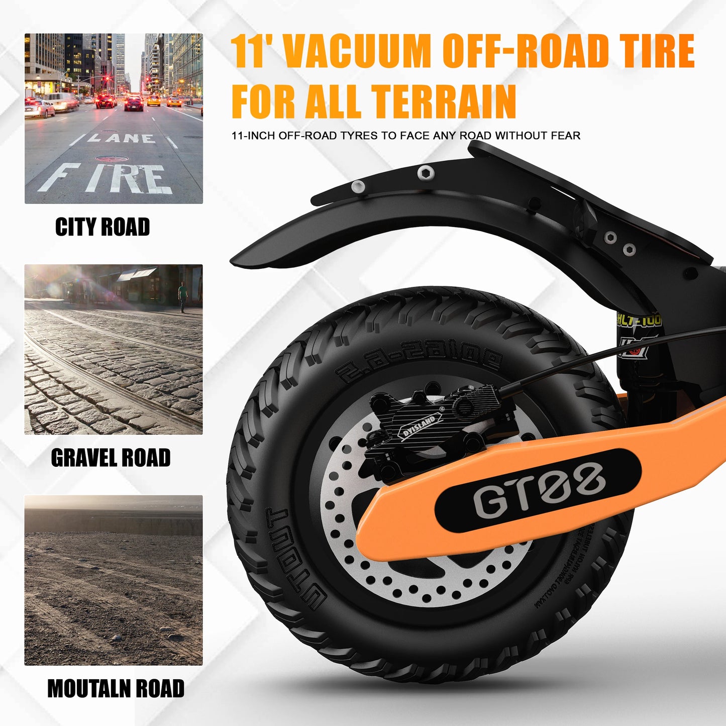 Arwibon 5600W Dual Motor Electric Scooter 46 MPH 60V 27Ah Off Road Folding Seat