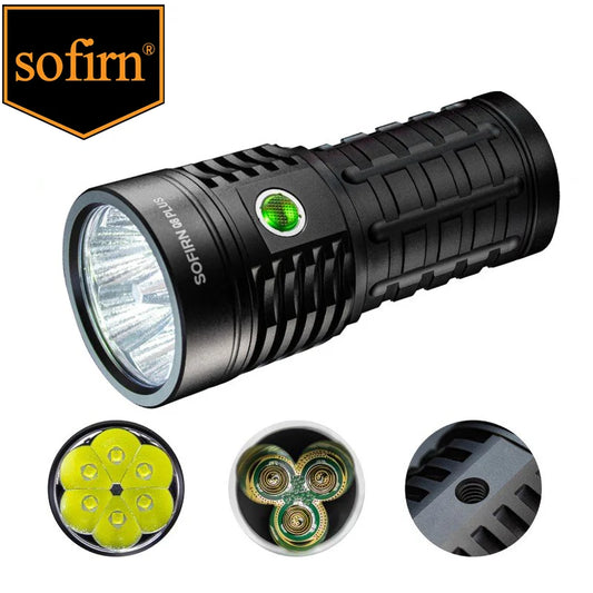 Sofirn Q8 Plus 16000lm USB C Rechargeable 21700 Anduril 2.0 Torch XHP50B