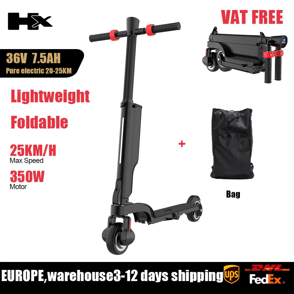 Huancic HX X6 Electric Scooter 350W Foldable 25kmh Model