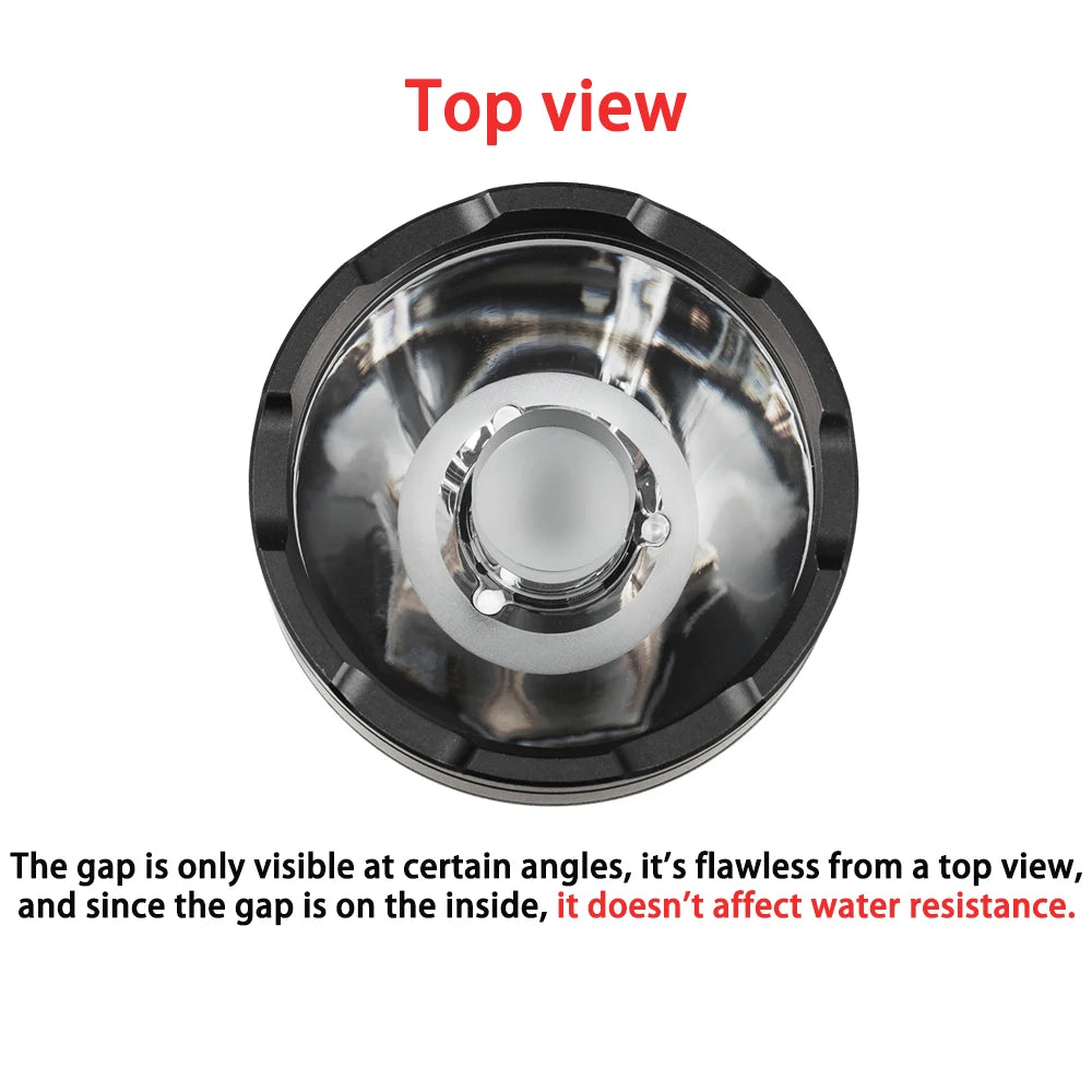 Wurkkos TD01C 21700 Rechargeable Tactical Flashlight LED USB C 1800 Lm IPX8