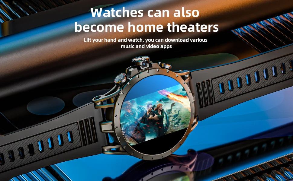 LOKMAT APPLLP 4 Android Smartwatch 4G Phone AMOLED Screen