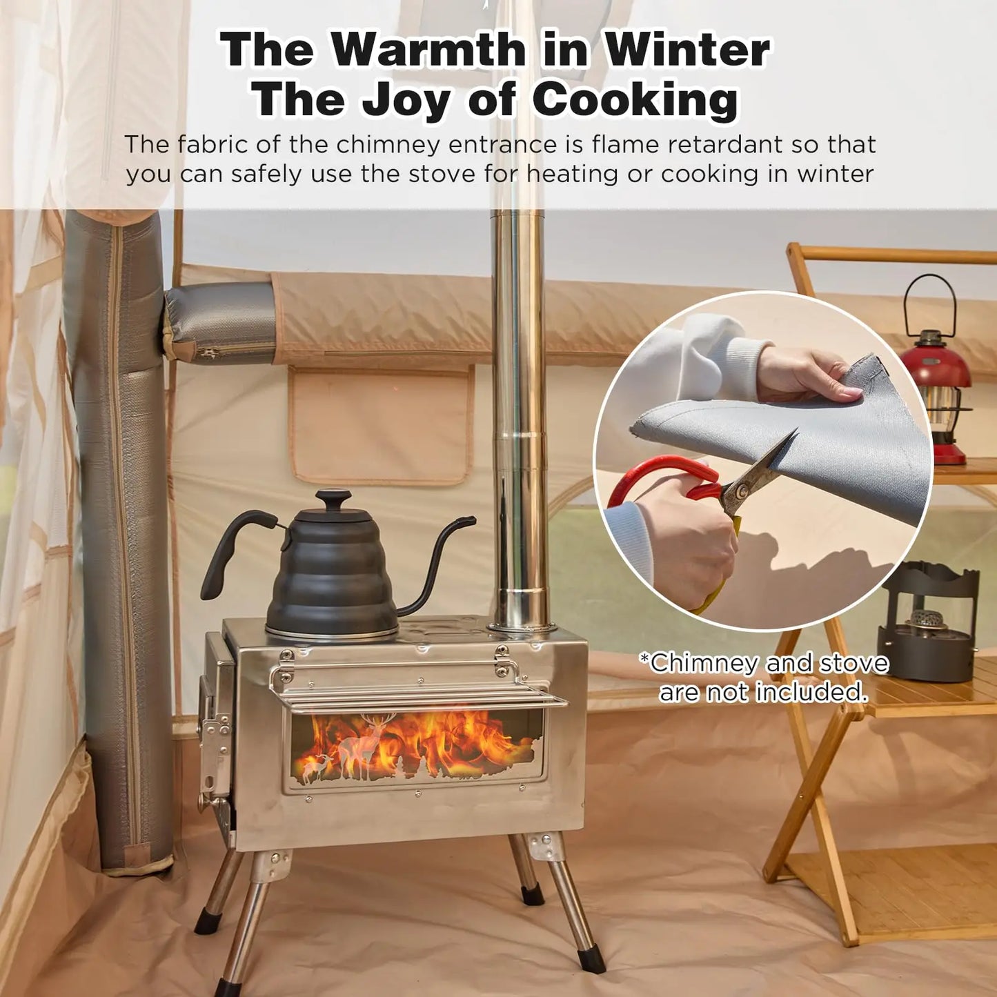 129 Square Feet Inflatable Camping Tent For 8 To 10 People