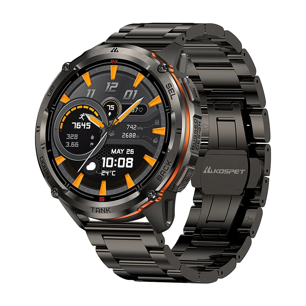 KOSPET Tank T3 Ultra 2 GPS Smartwatch 5ATM Waterproof