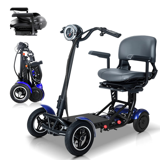 Folding Four Wheel Mobility Scooter For Seniors 11 MPH 500W
