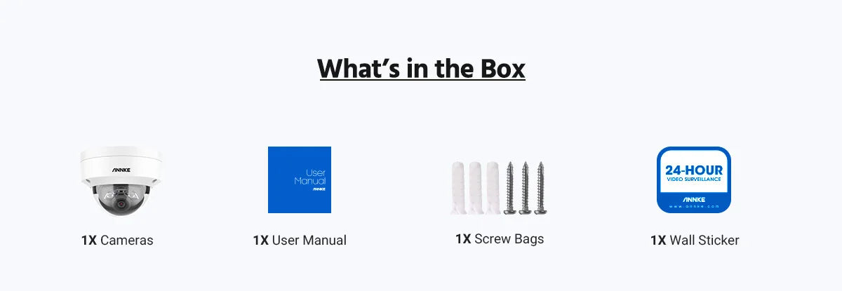 ANNKE C800 4K PoE Outdoor Security Camera IK10 IP67 8MP Smart Dual Light Built In Mic Video Surveillance