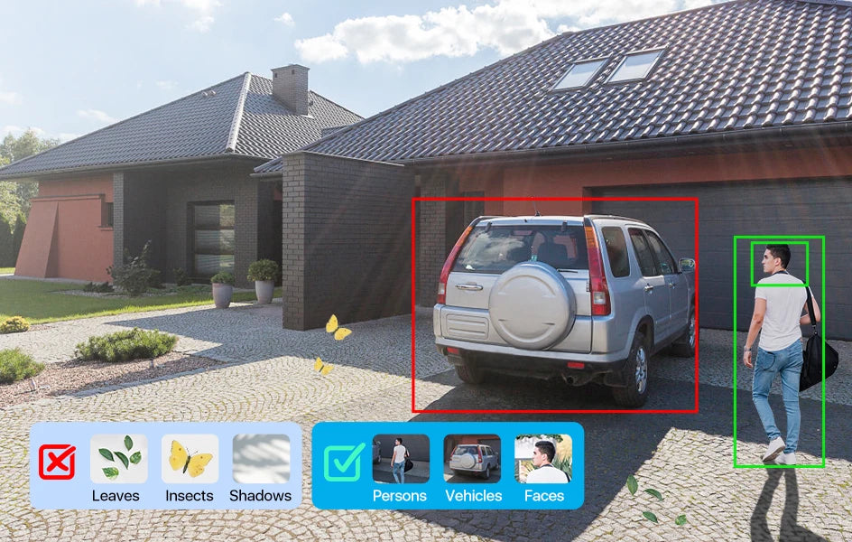 ZOSI 4K 8MP PoE Security System 16 Channel NVR 4TB AI