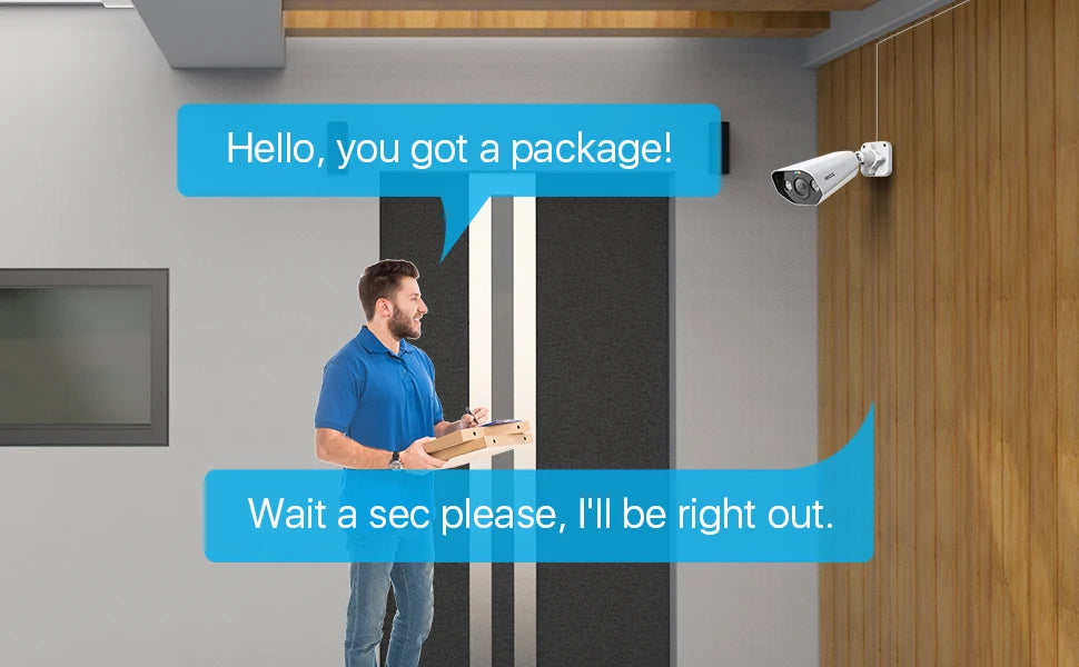 ZOSI 8CH POE Video Surveillance Kit 4K IP Cameras Outdoor