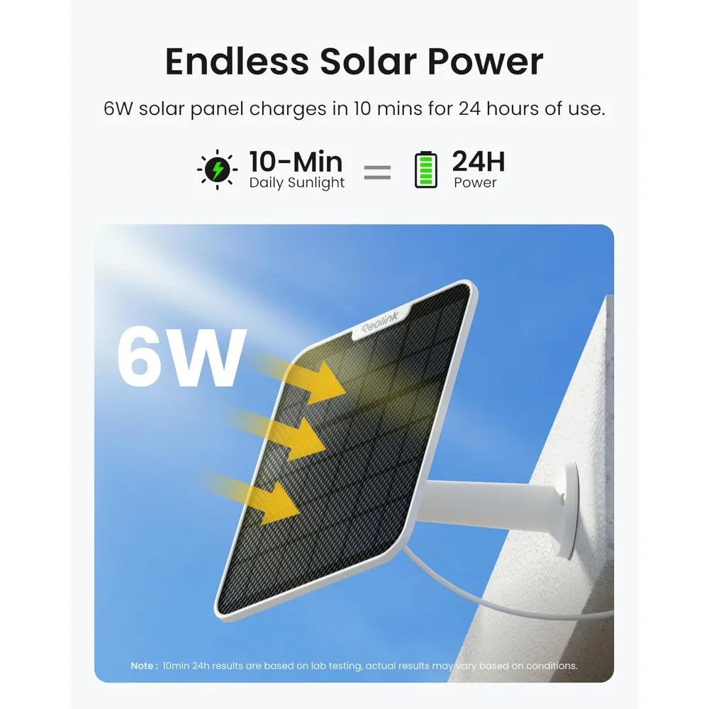 Solar Wireless Outdoor Camera Dual Lens 180 Degree View