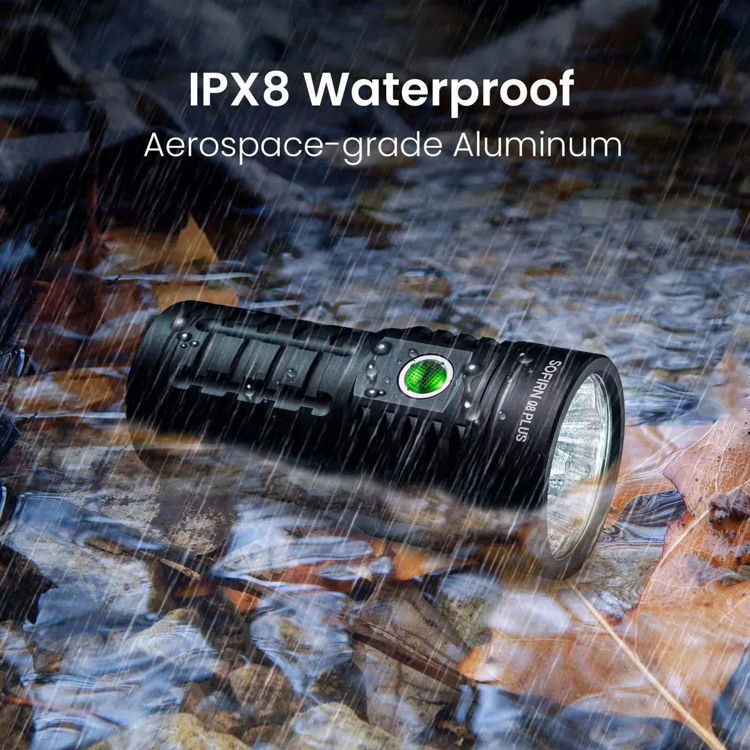 Sofirn Q8 Plus 16000lm USB C Rechargeable 21700 Anduril 2.0 Torch XHP50B