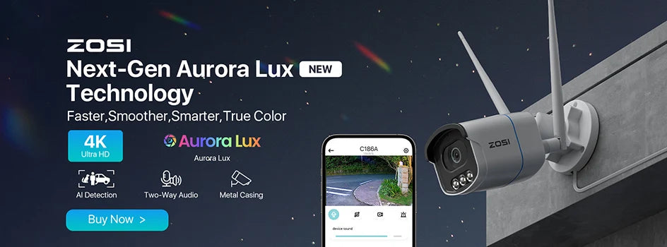 ZOSI 8CH POE Video Surveillance Kit 4K IP Cameras Outdoor