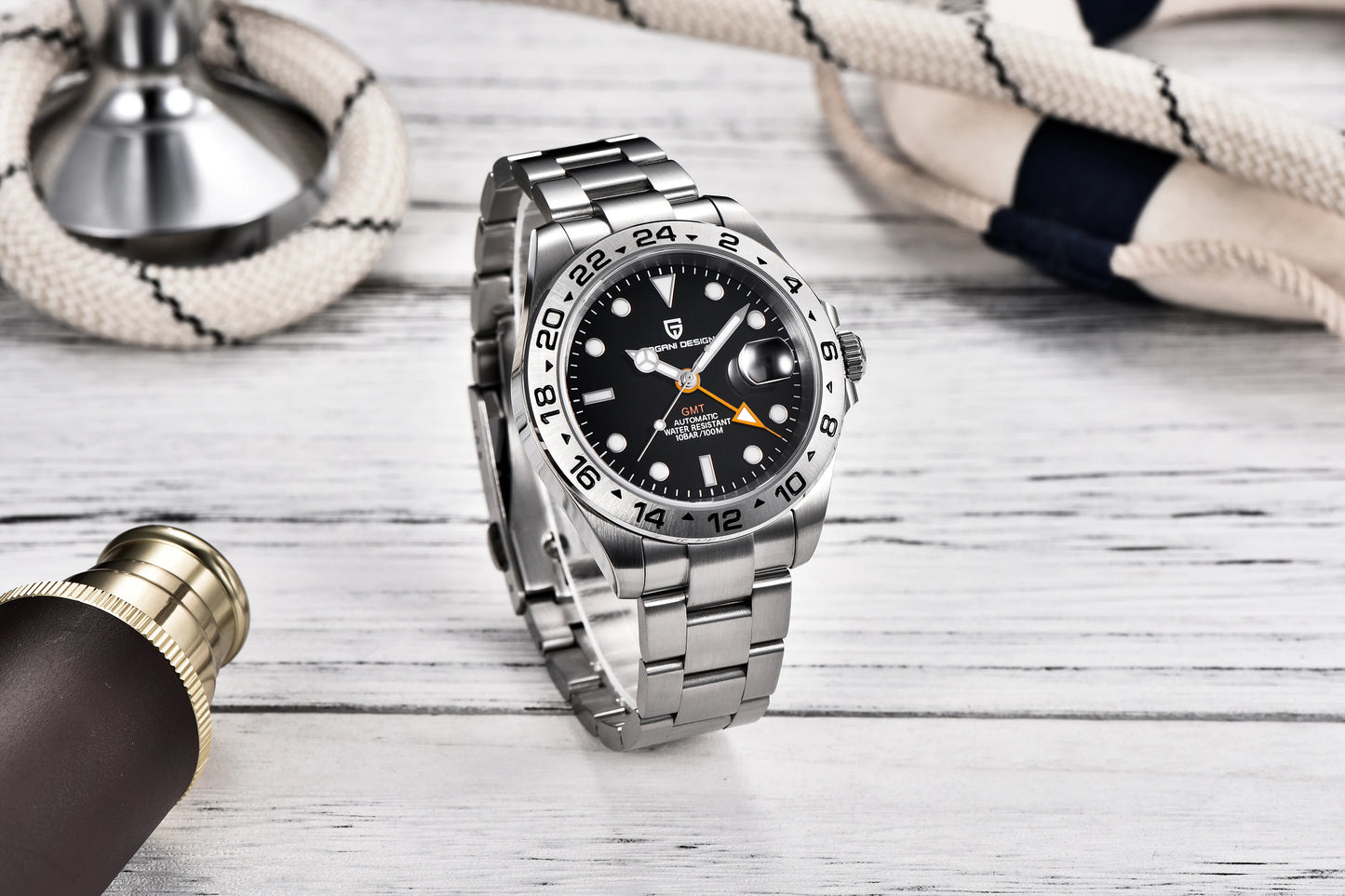 Pagani Design 2025 GMT 42mm Automatic Mechanical Watch Sapphire Crystal