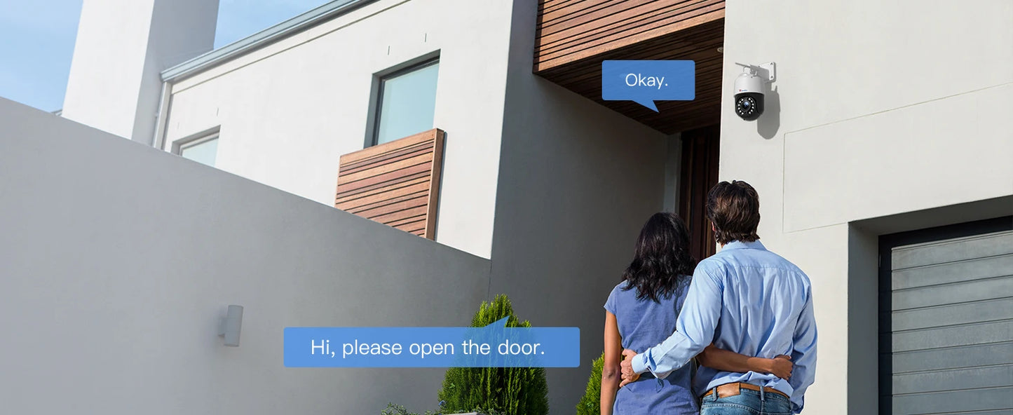 Ctronics 4K 8MP Outdoor WiFi Surveillance Camera 360 Zoom