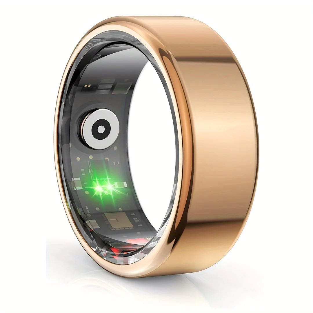 Smart Ring Activity Tracker Stainless Steel Step Counter