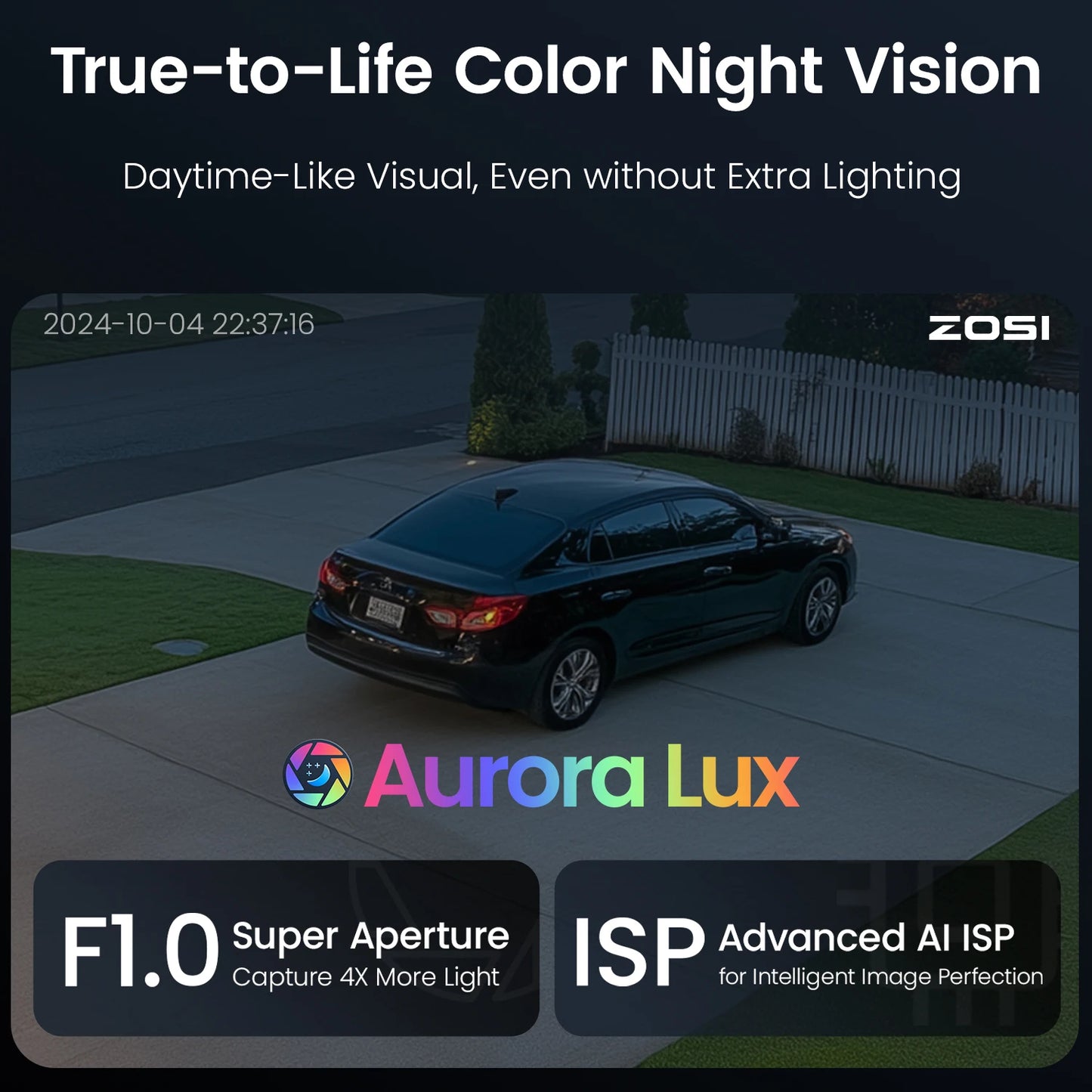 ZOSI 4K WiFi 6 Security IP Camera System Night Vision 8MP Pan Tilt Wireless Cam