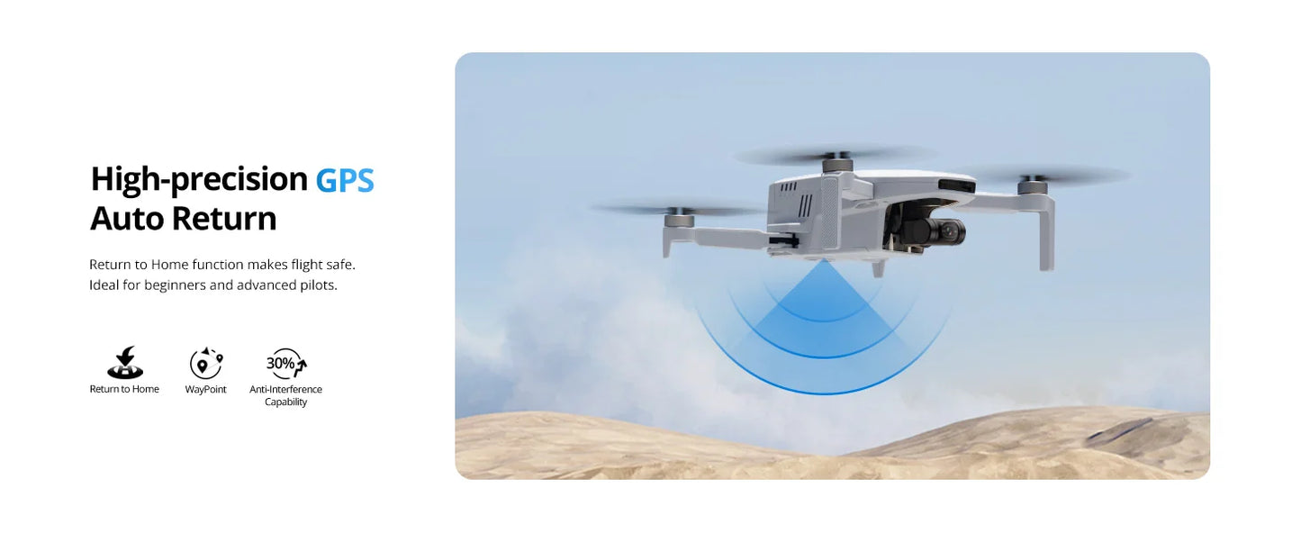 Potensic Atom 4K Drone With 3 Axis Gimbal Under 249g GPS