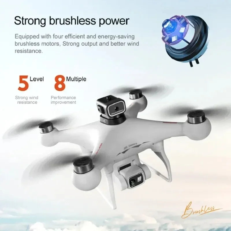 S116 MAX Drone Pro With 3 Batteries 8K Dual Camera Features
