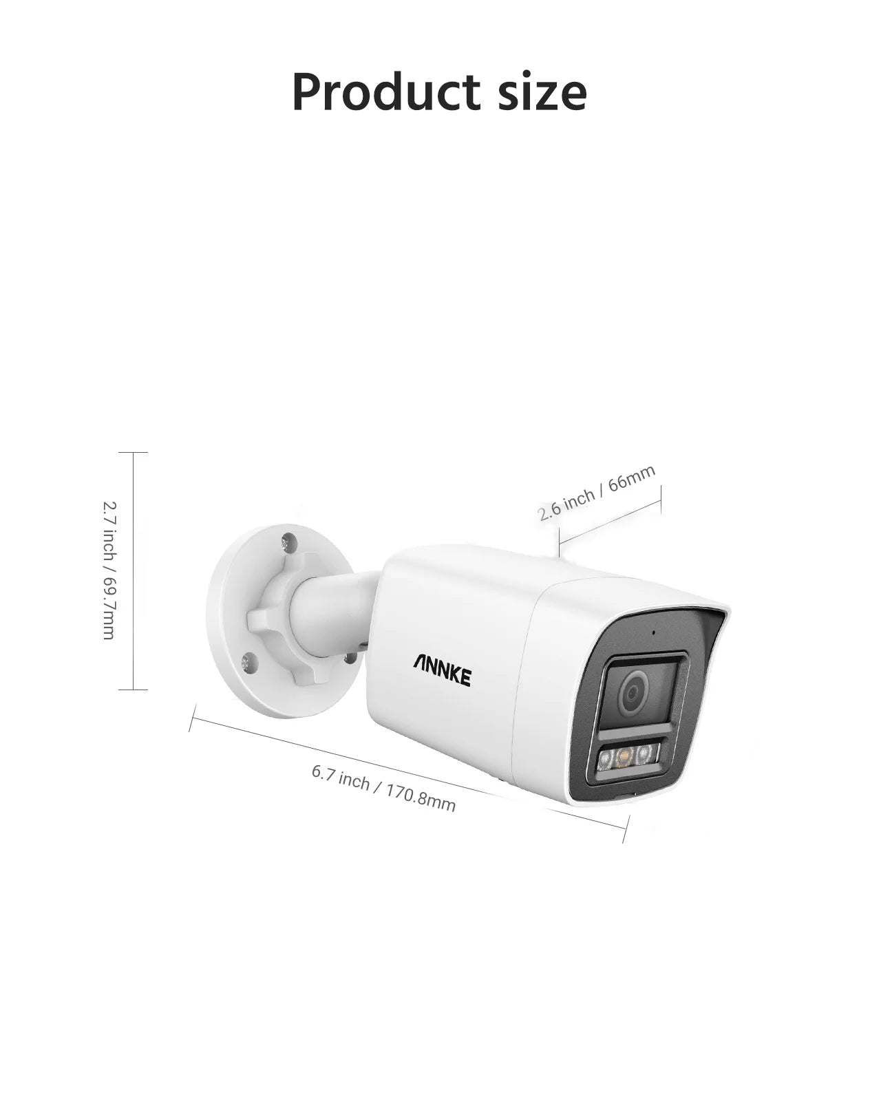 ANNKE 4 Pack 12MP Outdoor Smart PoE Dual Light Camera IP67