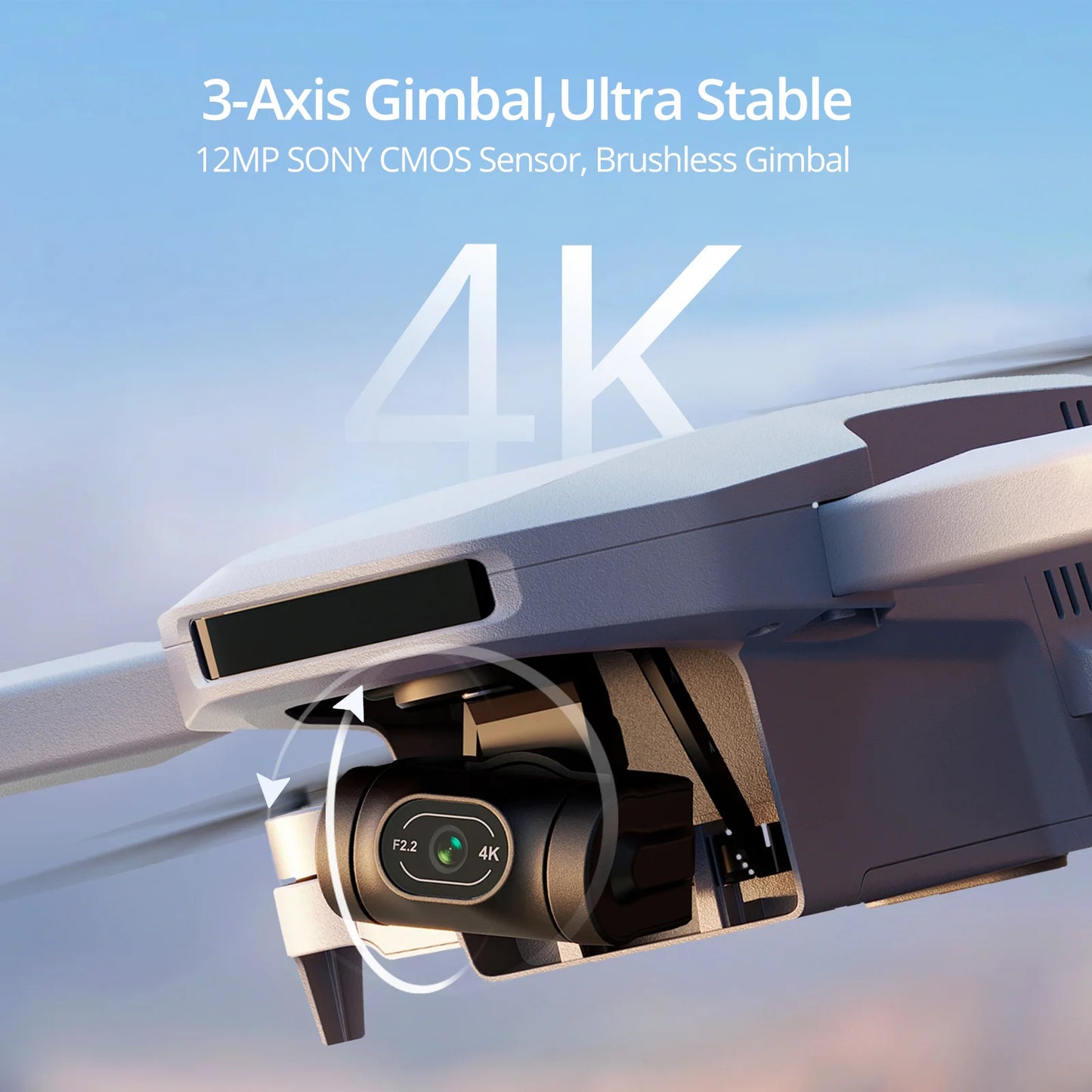 Potensic Atom 4K Drone With 3 Axis Gimbal Under 249g GPS