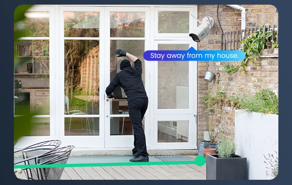 ZOSI 4K WiFi 6 Security IP Camera System Night Vision 8MP Pan Tilt Wireless Cam