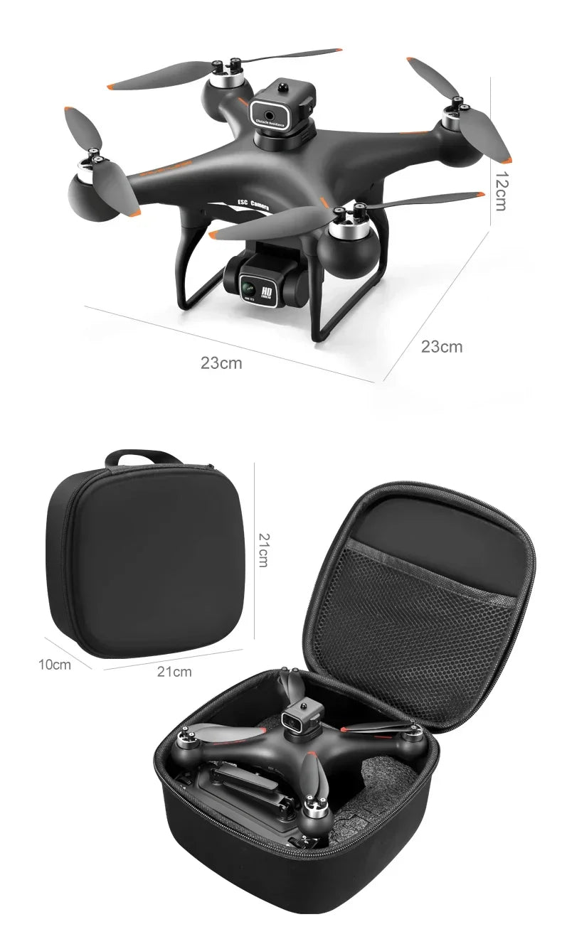 S116 MAX Drone Pro With 3 Batteries 8K Dual Camera Features