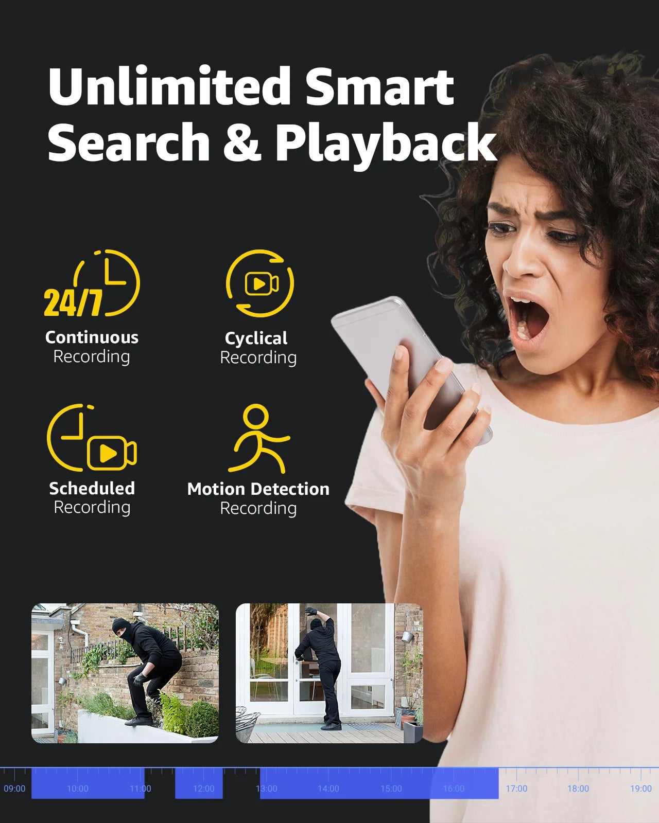 ANNKE 4 Pack 12MP Outdoor Smart Dual Light PoE Camera