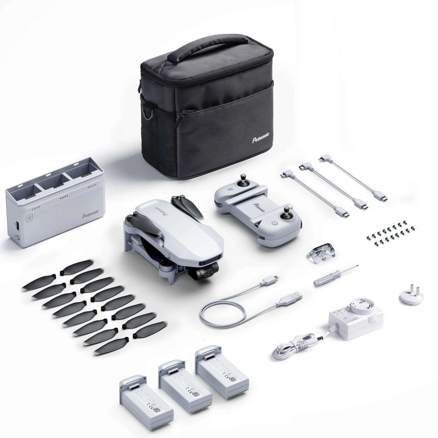 Potensic Atom 4K Drone With 3 Axis Gimbal Under 249g GPS