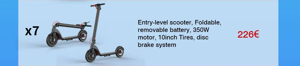 Huancic HX X6 Electric Scooter 350W Foldable 25kmh Model