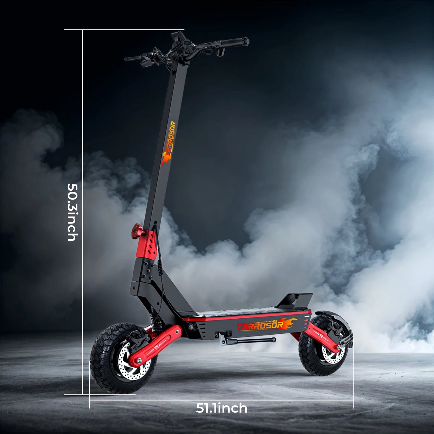 Electric Scooter For Adults 1200W 11in Off Road Tires 28MPH