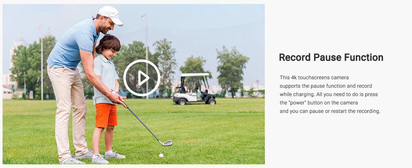 4K 64MP WiFi Vlogging Camera With Flash And Lens Hood