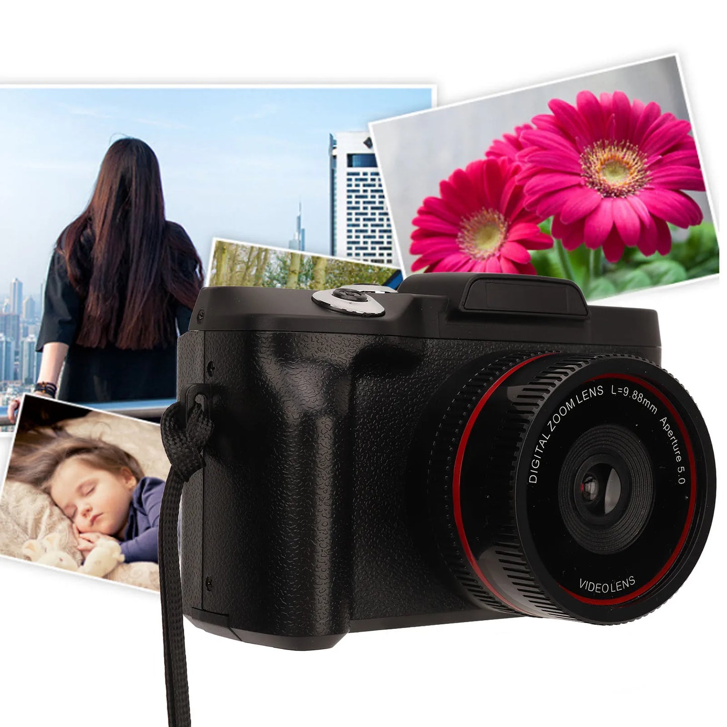 1080P 16MP HD Digital Camera Smart SLR for Photography